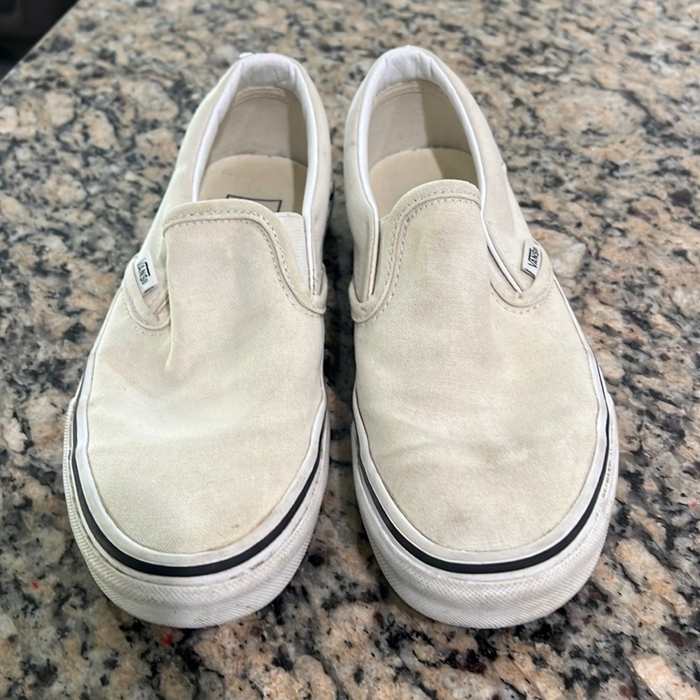 Vans off white size 5.5 Women’s